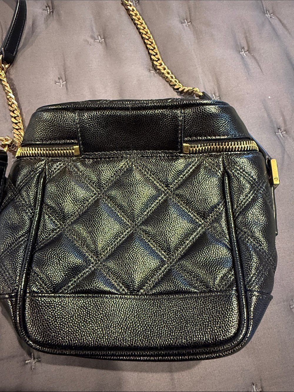 Authentic Saint Laurent Black
80s vanity bag , Leather Crossbody - Picture 4 of 7